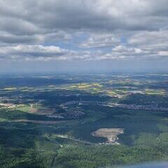 Flugwegposition um 13:13:06: Aufgenommen in der Nähe von Eichstätt, Deutschland in 1375 Meter